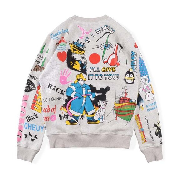 CPFM.XYZ 3d Smiley Face Multi-Element Sweatshirt - Picture 2 of 9